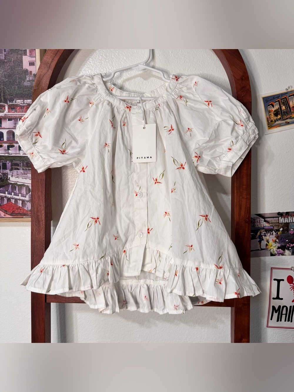 Piyama Sophie Sleep Top NEW Girls Size 6 Lily Floral